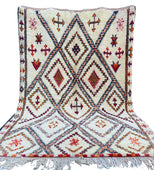 Black Magic Vintage Moroccan Rug 7'x10' (Wool)