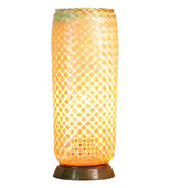 Donuts And Hour Glasses Table Lamp 5" x 13" (Bamboo)