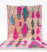 If You Wanna Be My Lover Vintage Moroccan Rug 6' 7" x 10' 9" (Wool)