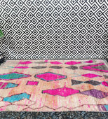 If You Wanna Be My Lover Vintage Moroccan Rug 6' 7" x 10' 9" (Wool)