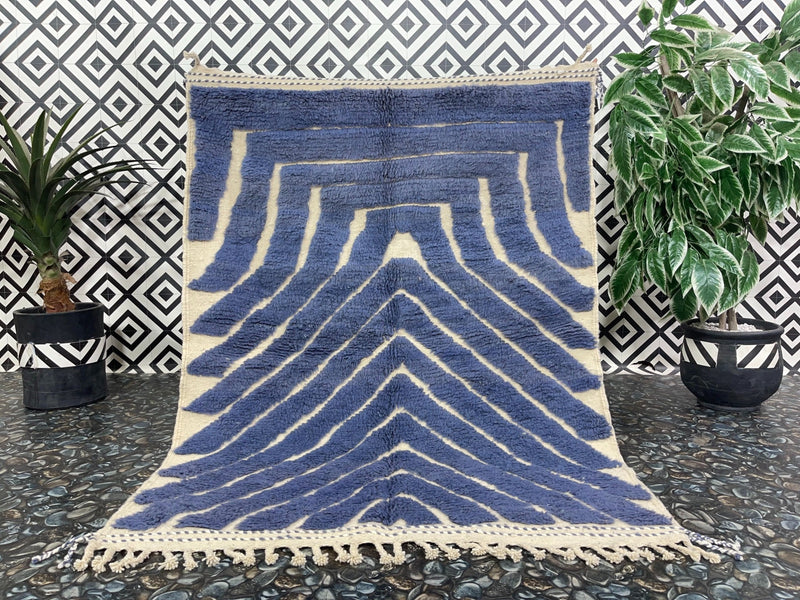 Garden Gate Vintage Moroccan Rug 4'x6' (Wool)