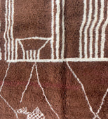 Golden Child Vintage Moroccan Rug 8'x9' (Wool)