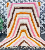 Good Day Sunshine Vintage Moroccan Rug 6'x10' (Wool)