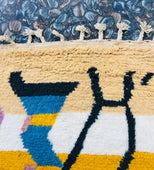 Fragi-le Vintage Moroccan Rug 6'x9' (Wool)