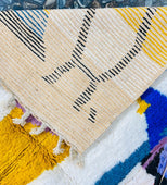 Fragi-le Vintage Moroccan Rug 6'x9' (Wool)