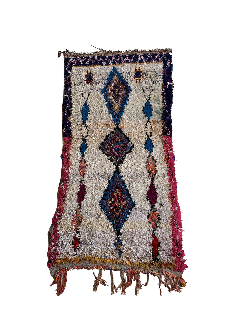 Malfoy Vintage Moroccan Rug 3'2" x 6'11" (Wool)
