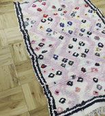 End Of The Century Vintage Moroccan Rug 3'10"x5'3" (Wool) (Wool)