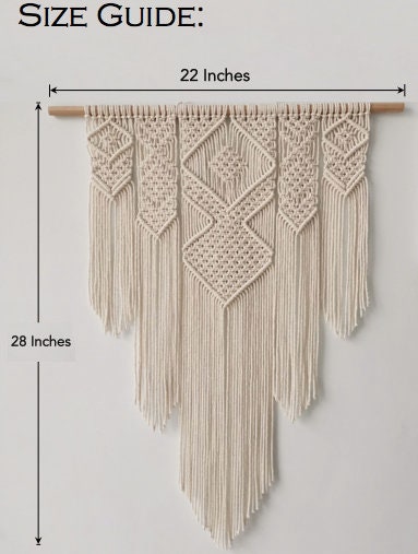 Long Macrame Wall Hangings  US Boutique for Macrame Lovers