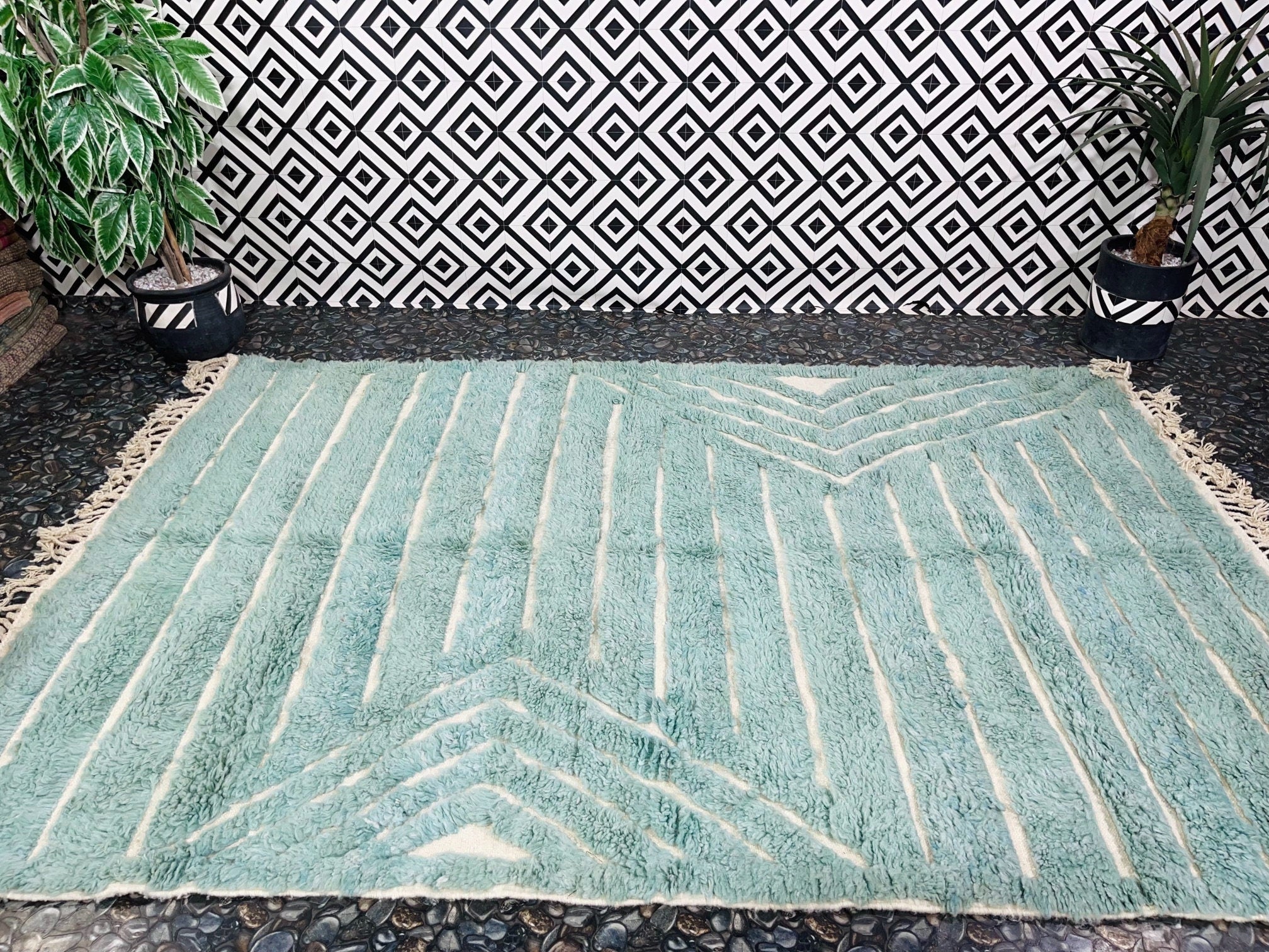 Girl's Best Friend Vintage Moroccan Rug 6'x10' (Wool) – Coco Carpets